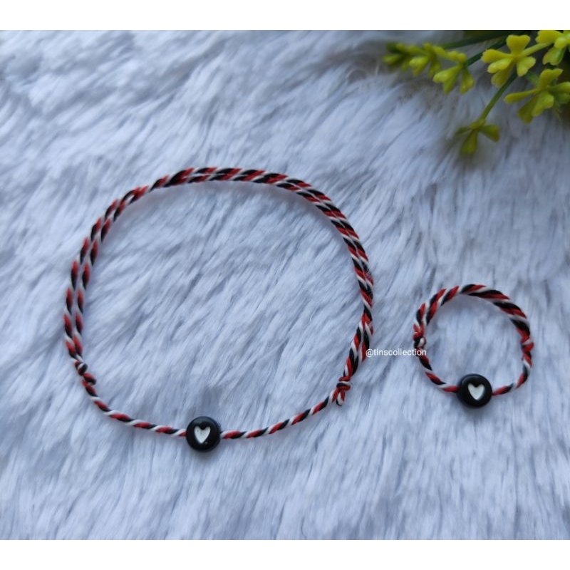 Gelang Tali Tridatu Simbol Love (Cinta)