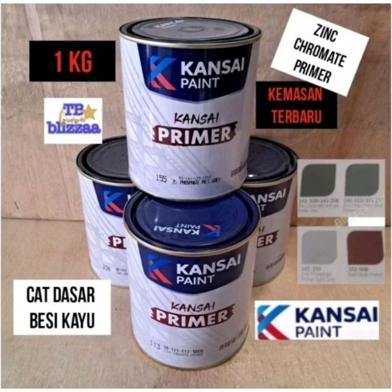 Ftalit 1kg Cat Minyak Kayu dan Besi FTALIT Warna Gloss Doff Semi Gloss Duo Ftalit 1 kg Kansai Paint