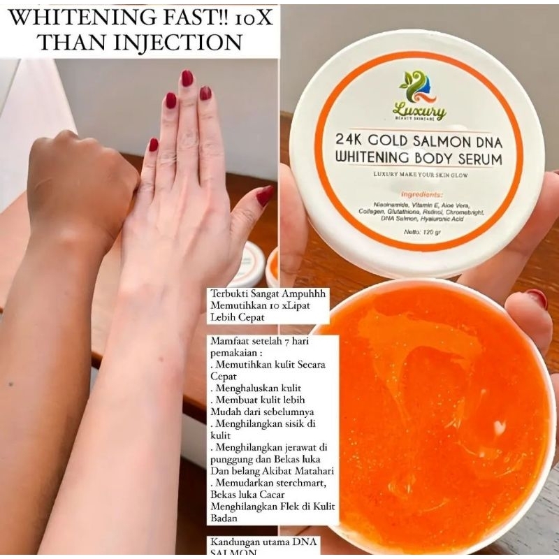 SALMON DNA WHITENING BODY SERUM