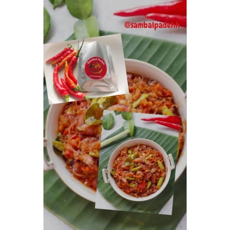 

Sambal Sachet/Sambal Pedas - Sambel CUMI/PETE/TERI MEDAN/AYAM SUWIR