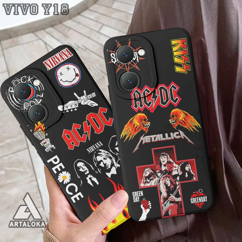 Softcase Hp VIVO Y18 2024/Y03/Y12/Y12S/Y28/Y21S/Y33S Motif BRANDED Hits Trendy Kekinian - Case Hp - 