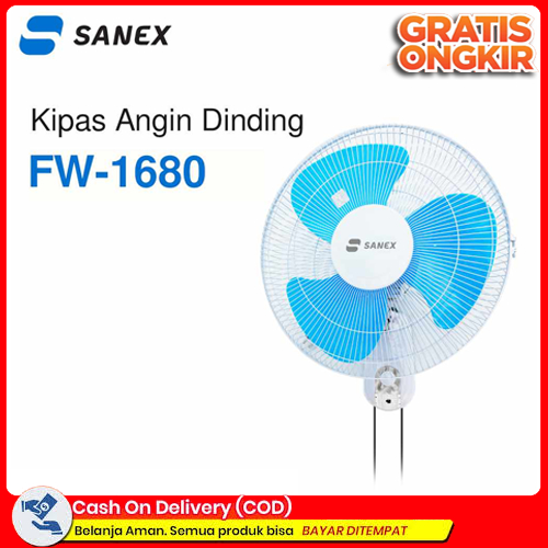 Kipas Angin Dinding Sanex FW 1680 / Kipas Tembok Sanex 16inch