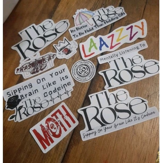 

The Rose / Woosung K-rock indie band Vinyl Sticker