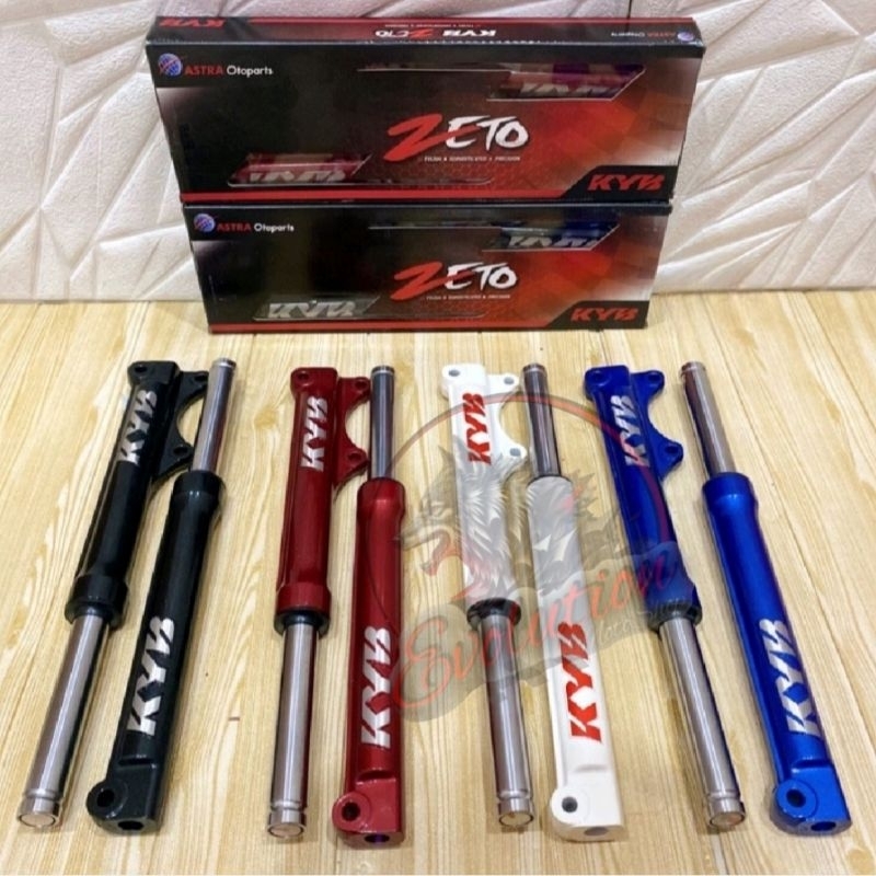 Shock depan KYB ZETO ORIGINAL MOTOR BEAT FI - MIO - M3 - SCOOPY - VARIO125 - VARIO150 - VARIO110FI