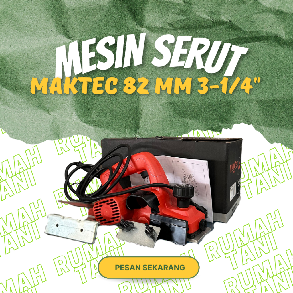 mesin serut kayu 450w maktec mt192 mesin pasah mesin ketam kayu