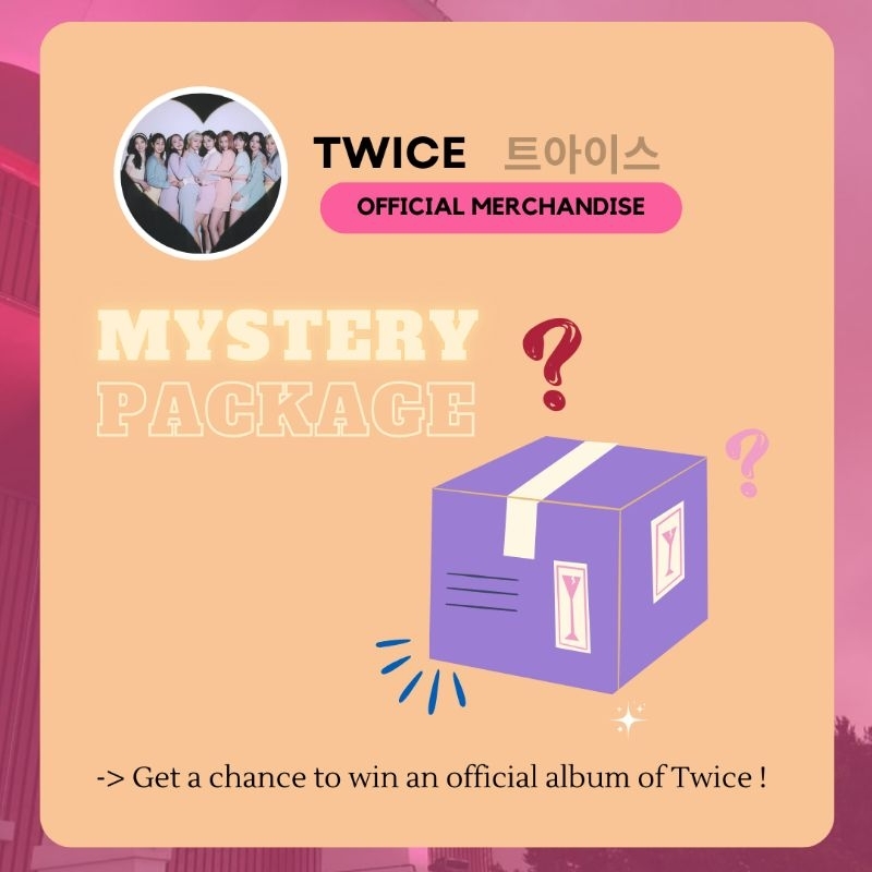 TWICE OFFICIAL MERCHANDISE PACKAGE