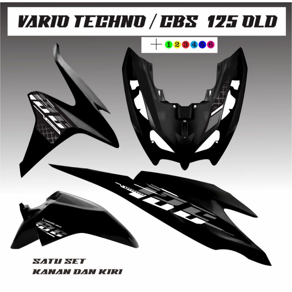 STRIPING CLICK / STIKER VARIO 125 FI OLD / STRIPING VARIO TECHNO 125 STRIPING VARIASI