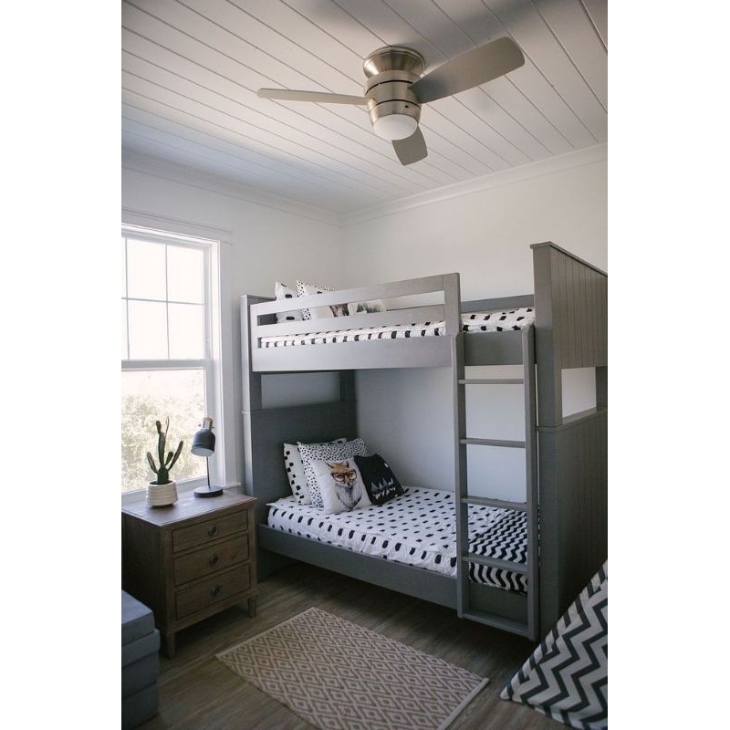 Ranjang anak tingkat 2, Kasur anak tingkat cat duco abu, Tempat tidur tingkat 2 berkualitas,