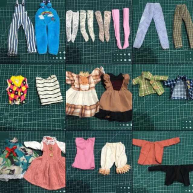 baju celana dress outfit gaun head licca doll blyth licca chan barbie takara tommy acc accessories 1