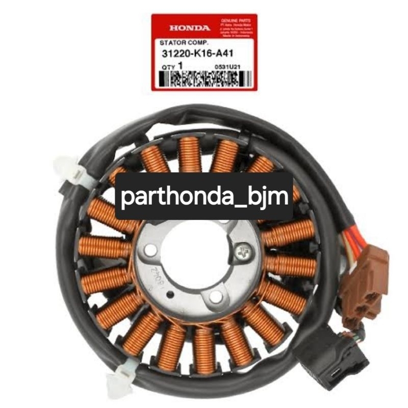 31220-K16-A41 STATOR COMP SCOOPY ESP 2016 SPULL SCOOPY 2016 ESP CKP SCOOPY 2016 ESP  31220K16A41