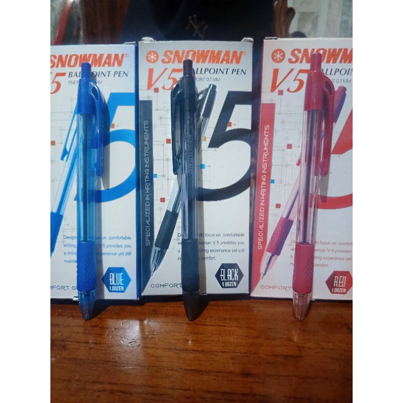 

{HARGA ECER} BOLPOIN SNOWMAN V5 / PALING LARIS