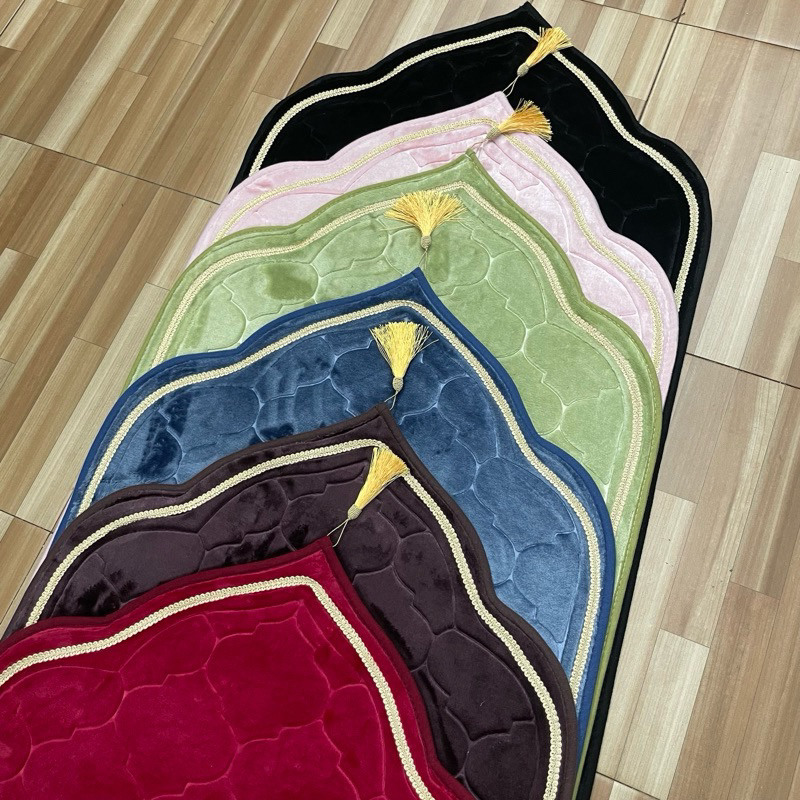 Sajadah Polos Kubah Premium Ukuran Standart | Sajadah Tebal Polos