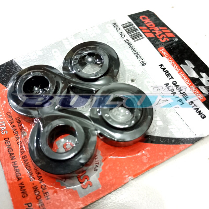 KARET DAMPER GANJAL STANG STIR FIZR/F1ZR/FORCE1/ALFA/VEGA LAMA CKD