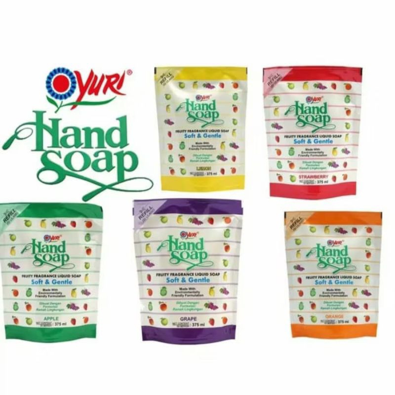 SABUN CUCI TANGAN YURI REFILL 375ML