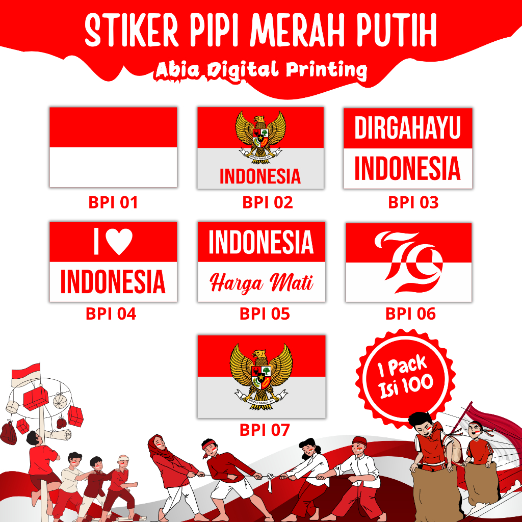 

STIKER PIPI MERAH PUTIH