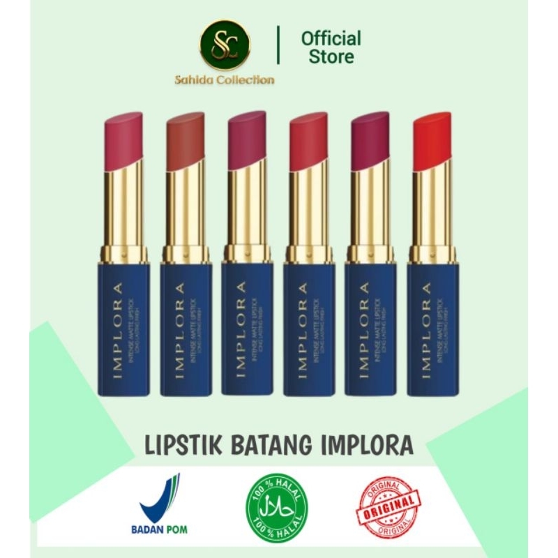 IMPLORA INTENSE MATTE LIPSTIK LIP BATANG IMPLORA