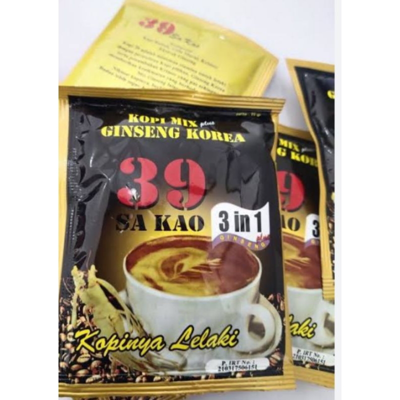 

Kopi 39 sa kao kopi lelaki isi @20 sachet