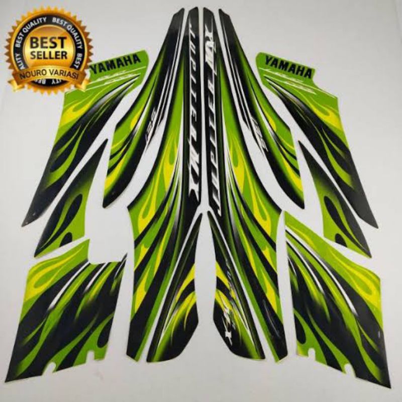 Lis les polet sticker strip stripping stiker setiker motor Yamaha Jupiter MX 135 Lama old tahun 2009