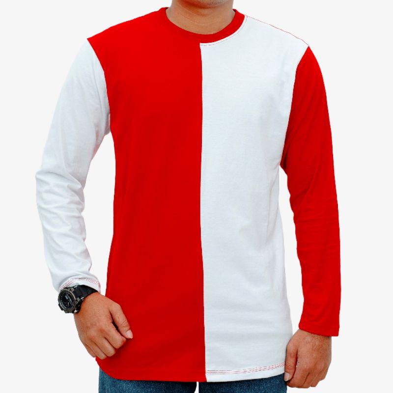 BESTPROMO Kaos Merah Putih Indonesia Agustusan ( SATU HARI KIRIM) S-7XL Ready Pria Wanita Big Size