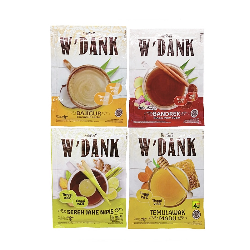 

Nutrisari W'DANK - Minuman Wedang Instan - Paket 5 sachet