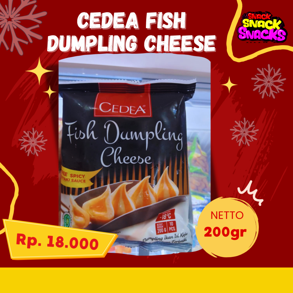 

CEDEA FISH DUMPLING CHEESE NETTO 200GR