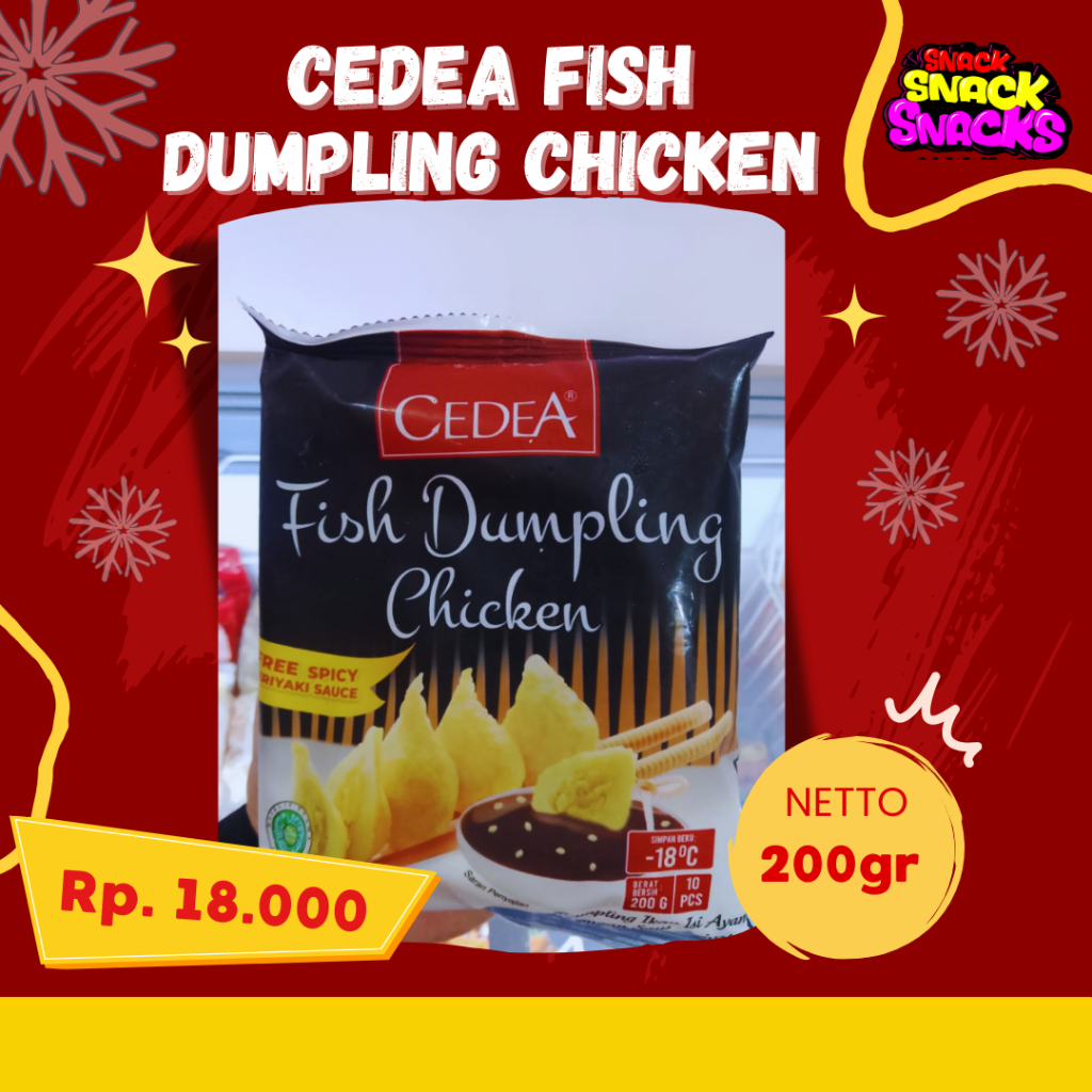 

CEDEA CHEESE DUMPLING CHICKEN NETTO 200GR