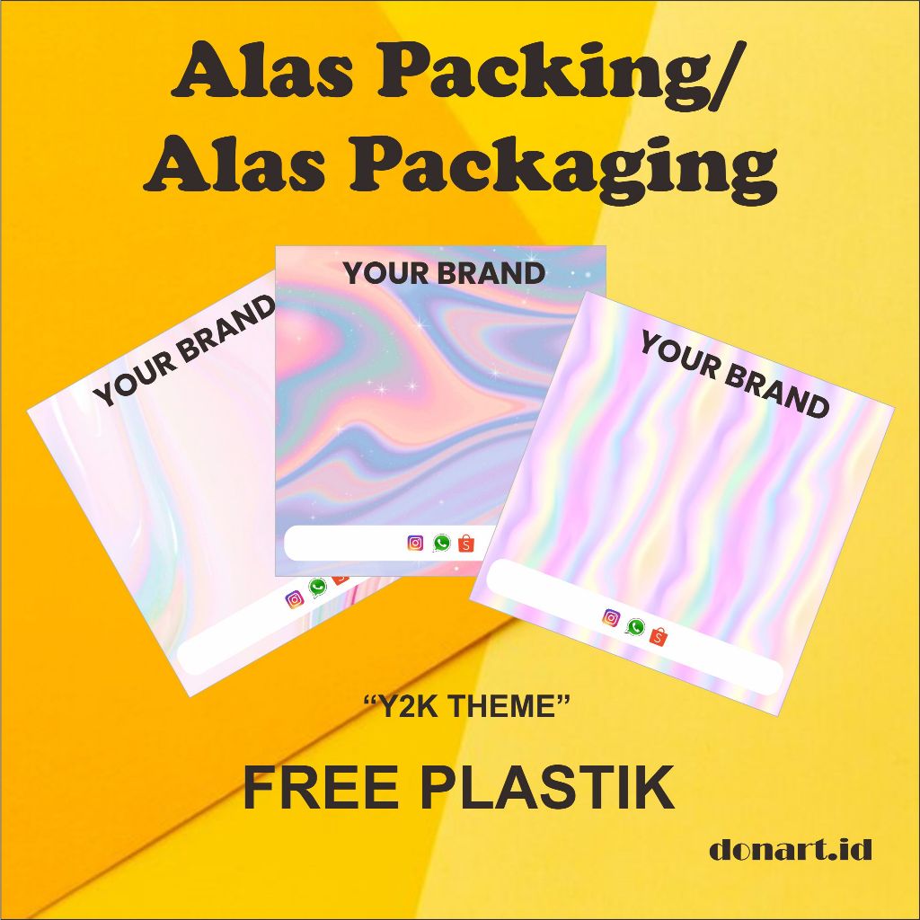 

Alas Packing | Alas Packaging cincin, gelang, aksesoris | Y2K Theme | Free Plastik