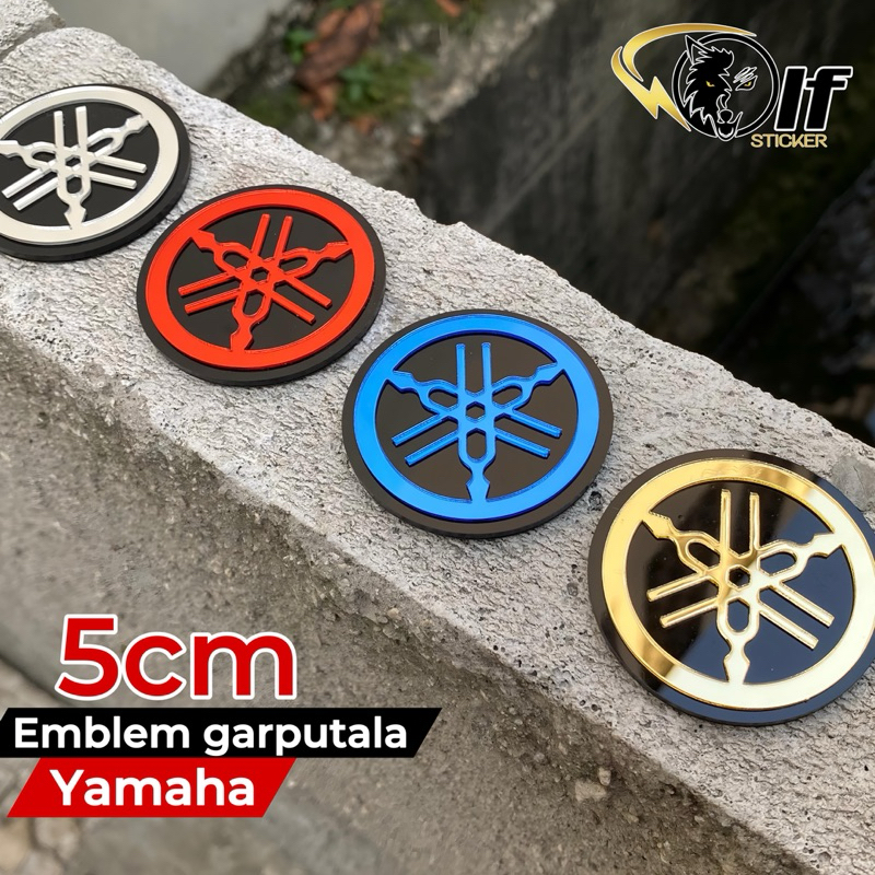 Emblem yamaha 5cm logo yamaha garputala emblem logo garputala emblem logo yamaha timbul 5cm emblem r