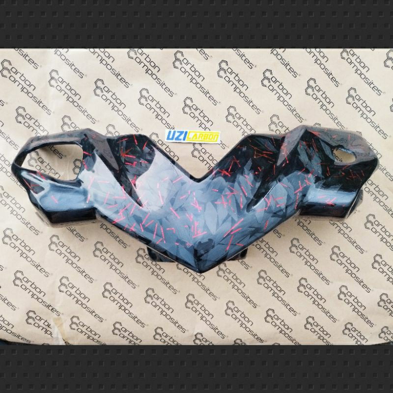 COVER HANDLE BATOK DEPAN BEAT KARBU CARBON KEVLAR