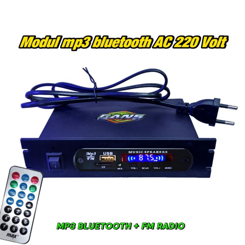 NEW MODUL MP3 BLUETOOTH AC 220 - KIT MODUL MP3 - MP3 BLUETOOTH [terbaik][terlaris]