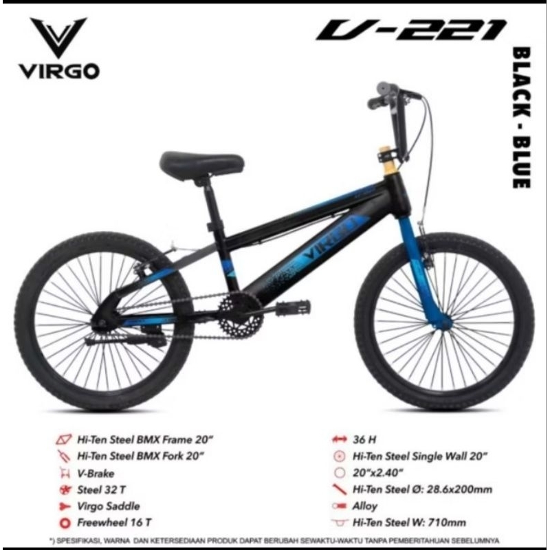 NEW 2024 BMX 20 VIRGO BAN 2.40(BY PACIFIC) Tipe  V-221