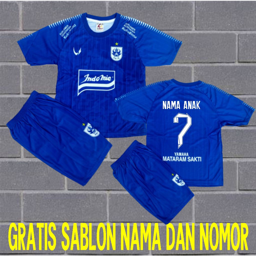 JERSEY BOLA ANAK PSIS SEMARANG PRINTING GRATIS NAMA NOMOR