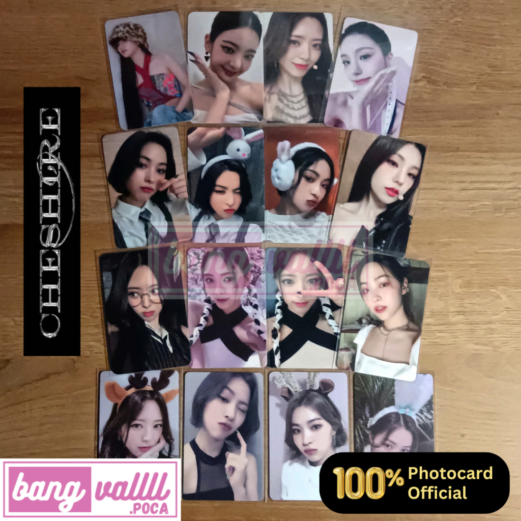 PHOTOCARD PC ITZY CHESIRE SOUNDWAVE WITHMUU MUKOR MUPLANT YEJI LIA RYUJIN CHAERYEONG YUNA OFFICIAL