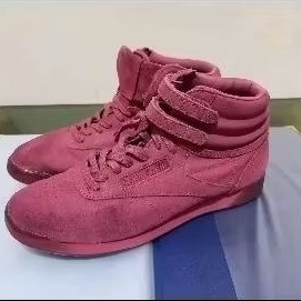 Sepatu Sneakers Reebok Freestyle Classic High Size 40