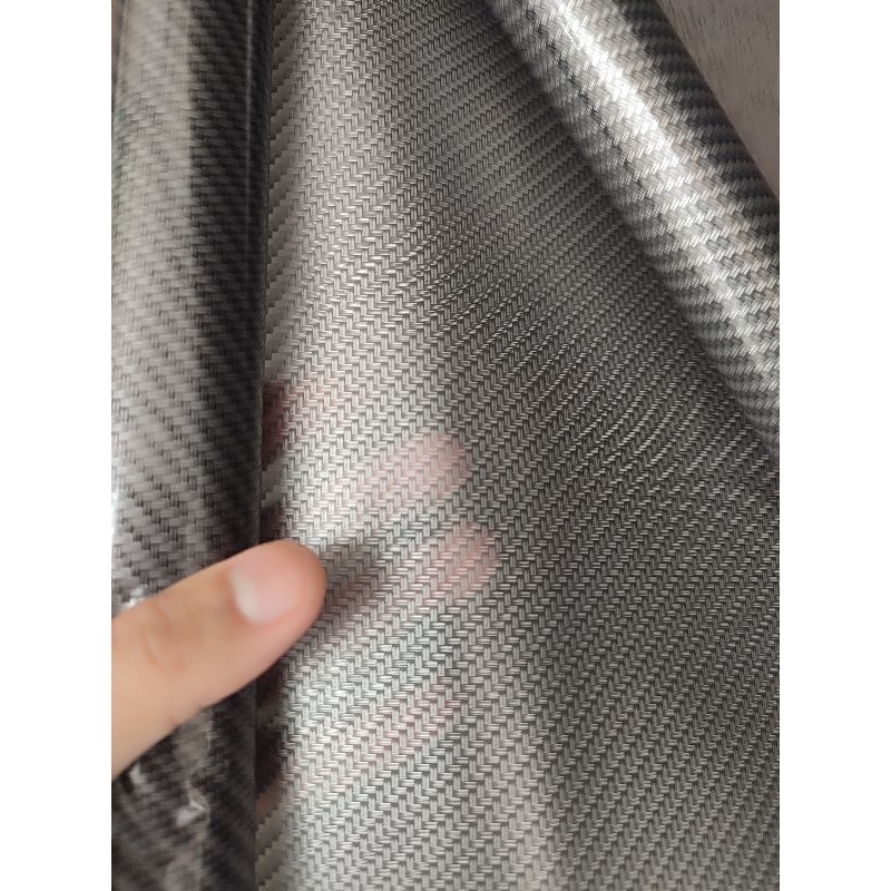 Carbon WTP Water Transfer Printing Motif Kevlar Hitam Gelap