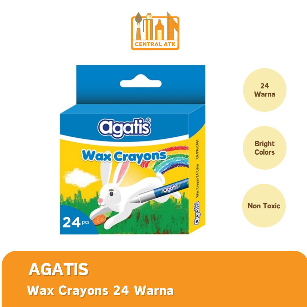 

CRAYON / KRAYON AGATIS WAX ISI 24 WARNA (1 PCS)