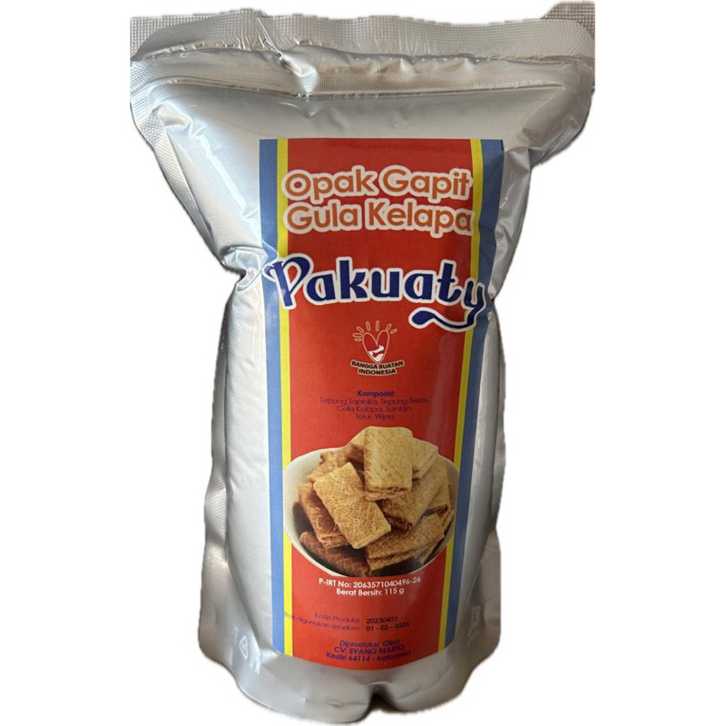 

opak gapit kue semprong gula kelapa 115g