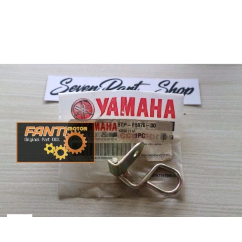 HOLDER BRAKE HOSE 5TP-F5876-00 BREKET DUDUKAN SELANG REM DEPAN YAMAHA JUPITER Z LAMA OLD BURHAN PART
