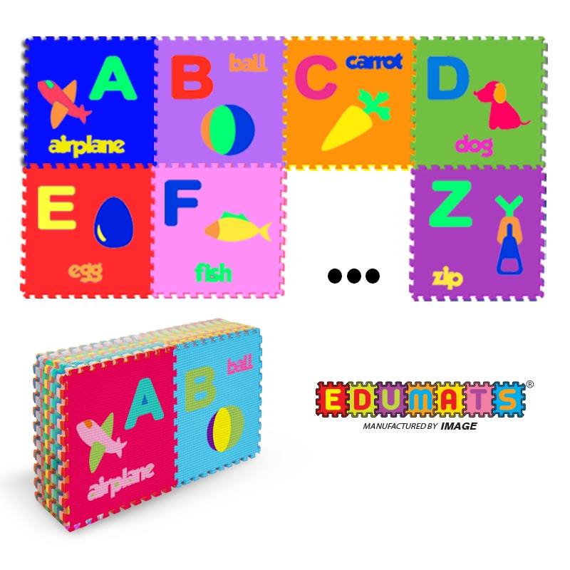 Karpet Puzzle Evamats (edumats IMAGE) Karpet Busa ABJAD GAMBAR