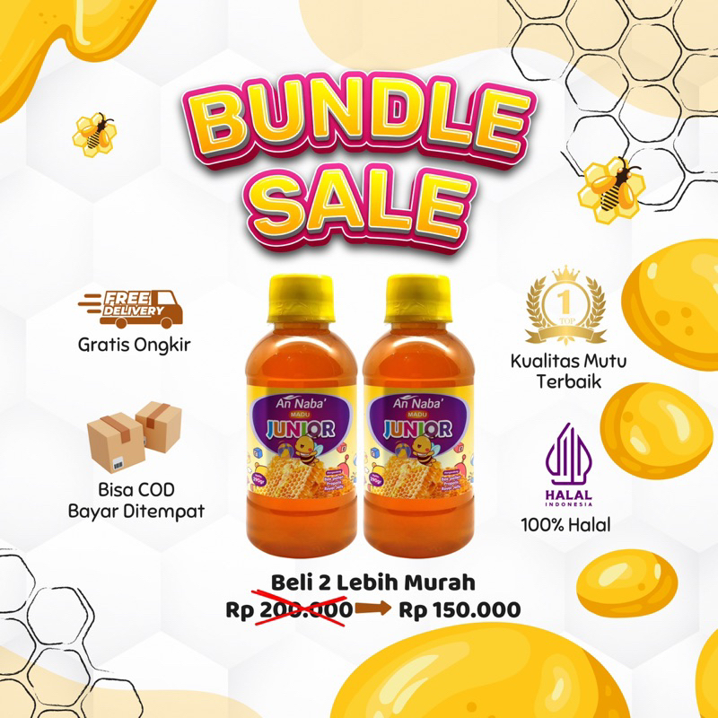

Spesial Bundle Sale | Madu An Naba Junior | Madu Anak