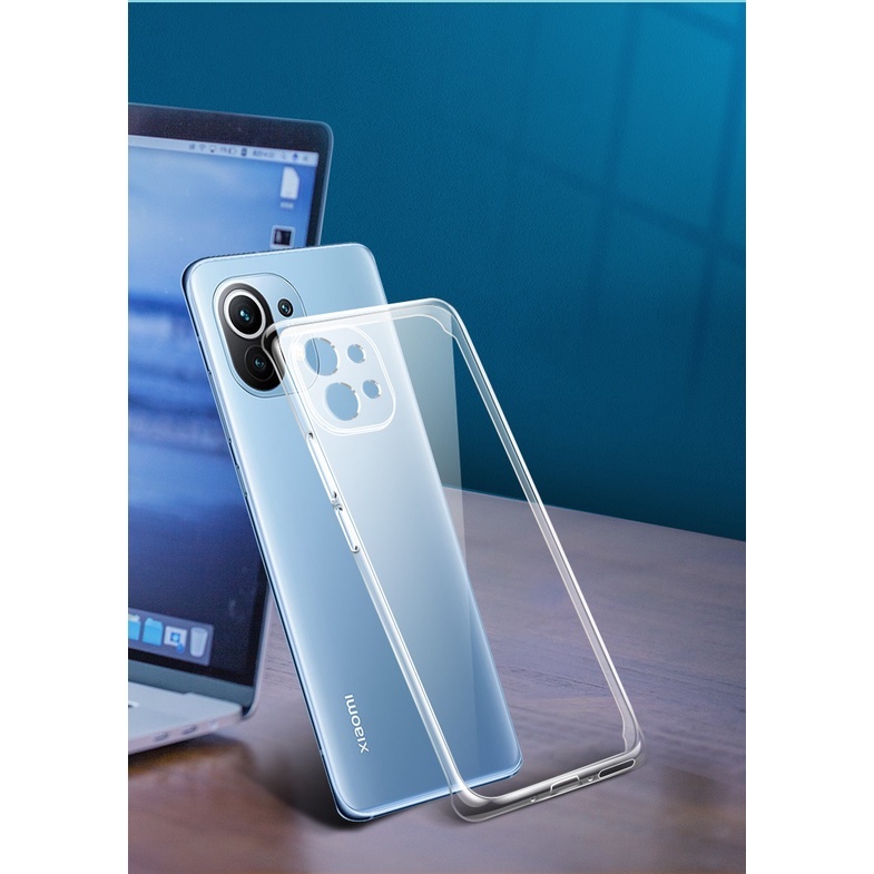 Case Xiaomi Mi 11 Lite Case Softcase CLEAR HD Camera Protection Case Casing Hp Xiaomi Mi 11 Lite
