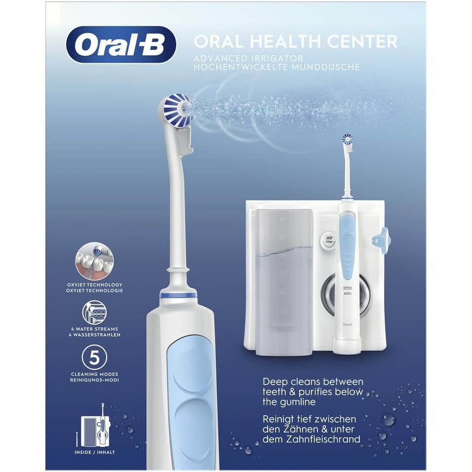 ORAL B Cleaning System Oral Irrigator GIGI  Oral-B Oxyjet Waterjet Water Flosser Micro Air Bubble Te