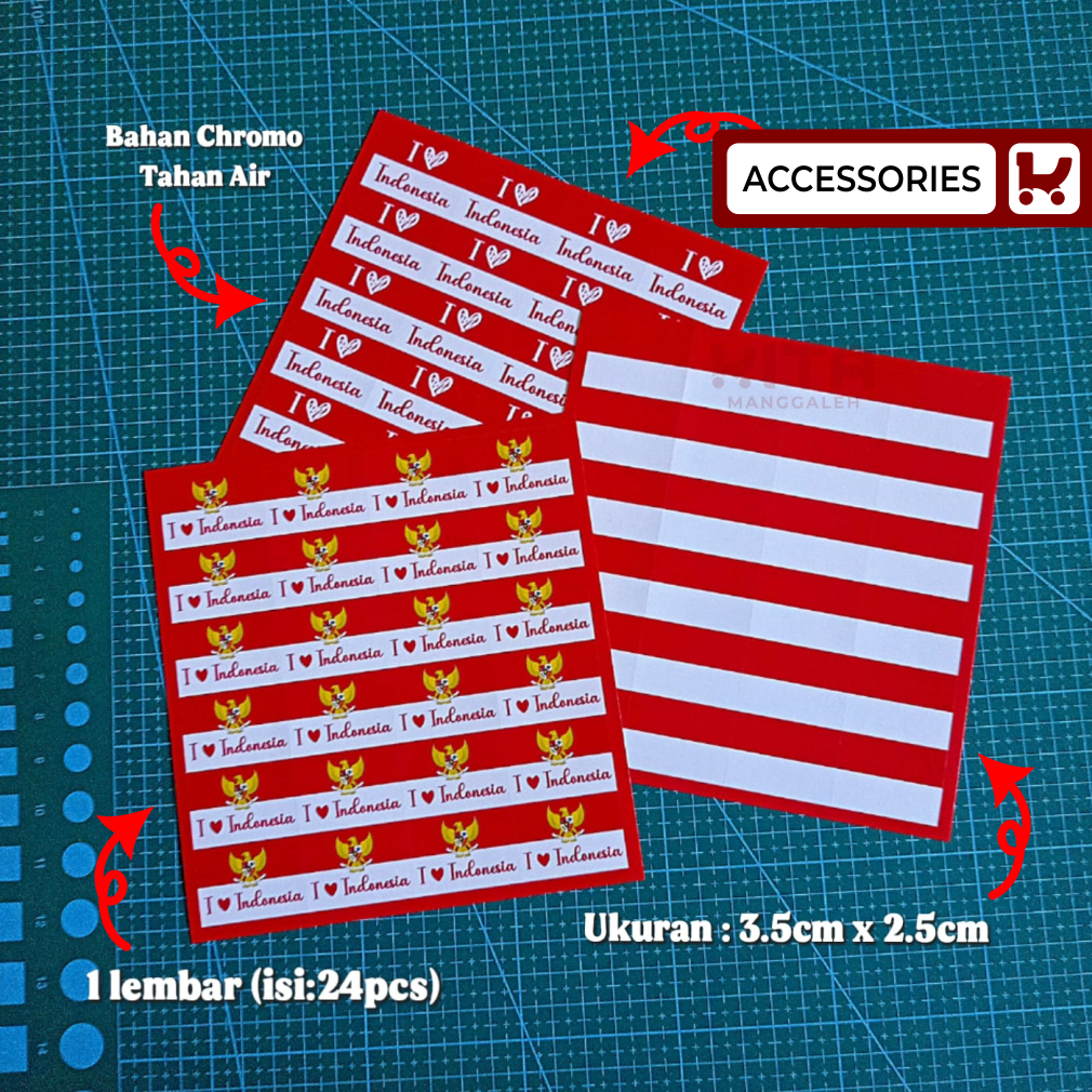 

Stiker Bendera Merah Putih - Untuk Pipi