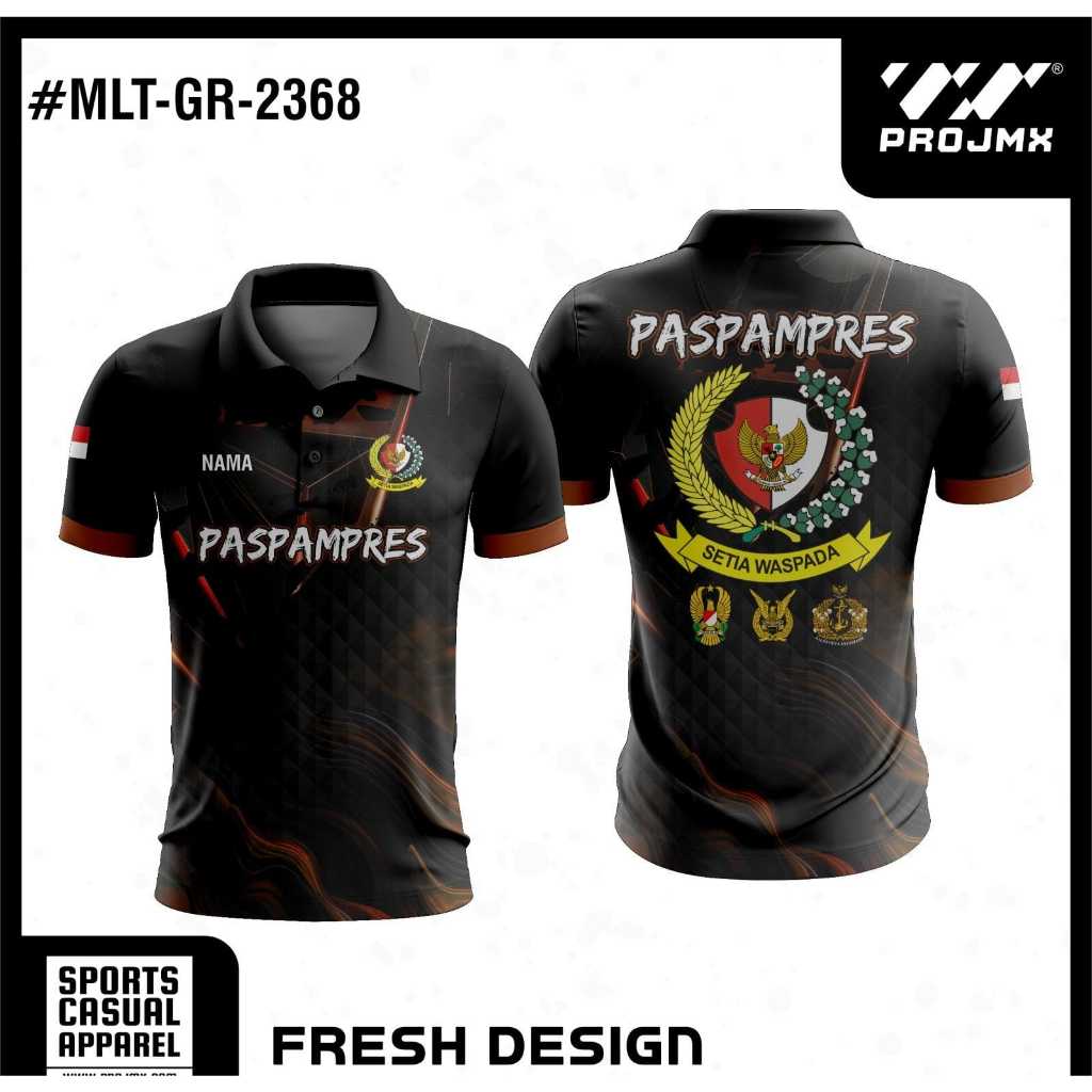 PROJMX - KAOS JERSEY MILITER PASPAMPRES (BISA CUSTOM)