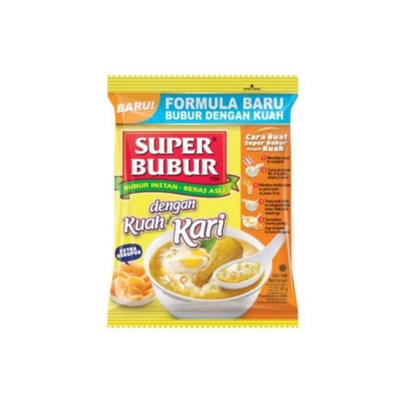 

Super bubur rasa kuah kari super bubur ayam satuan