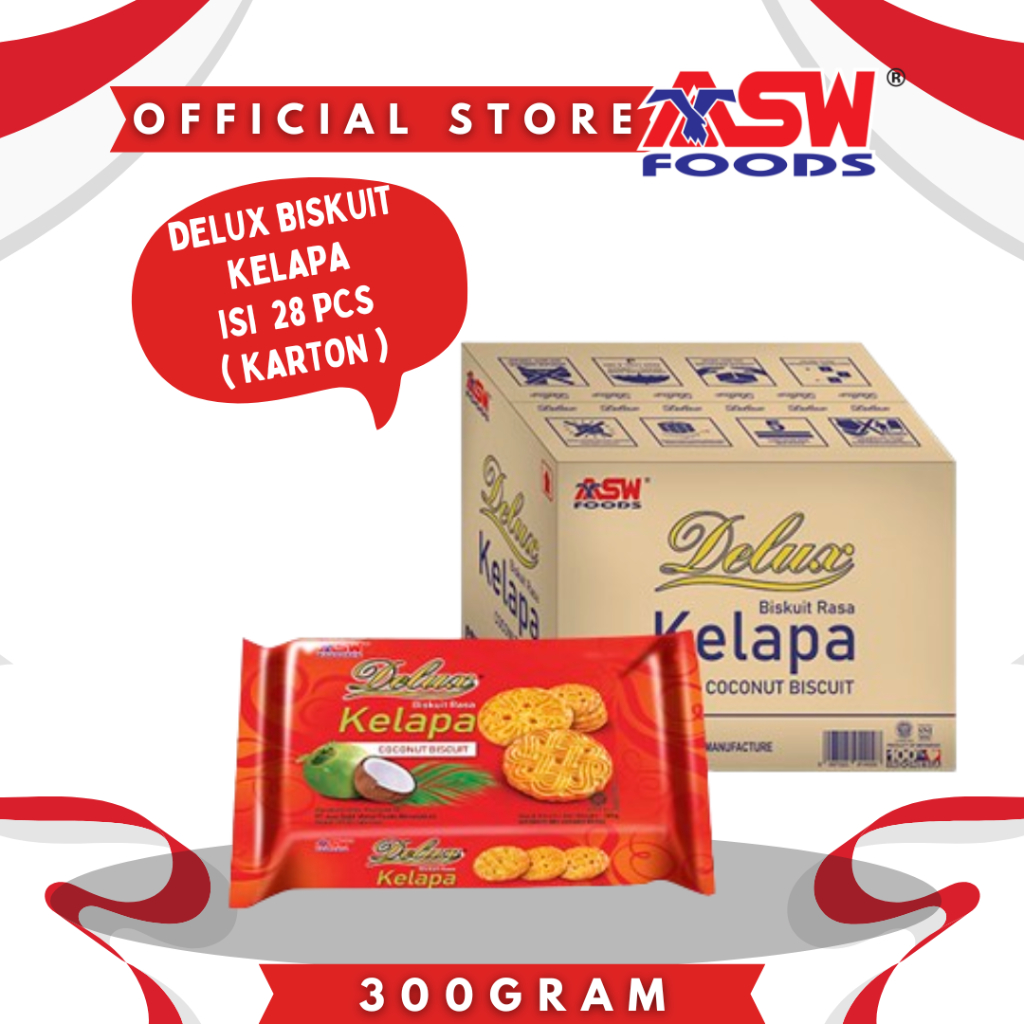 

Delux Biskuit Kelapa Cookies ( KARTON )