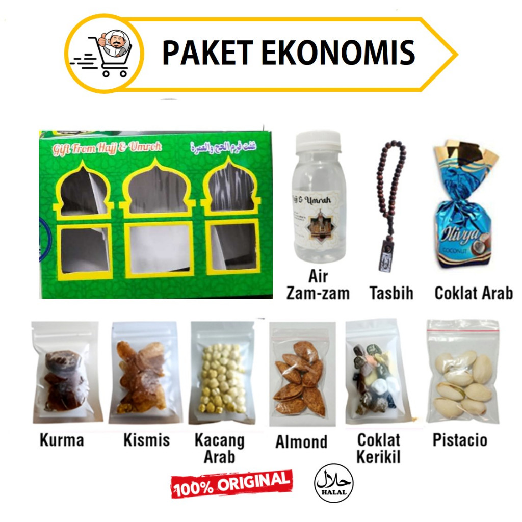 Paket Ekonomis Oleh Oleh Haji dan Umroh - paket dus kotak