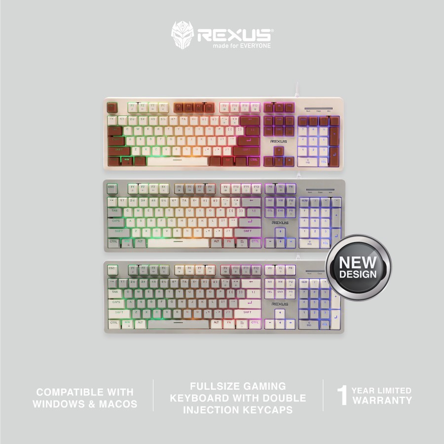 Keyboard Gaming Rexus K9E / K9-E Keyboard Battlefire LED