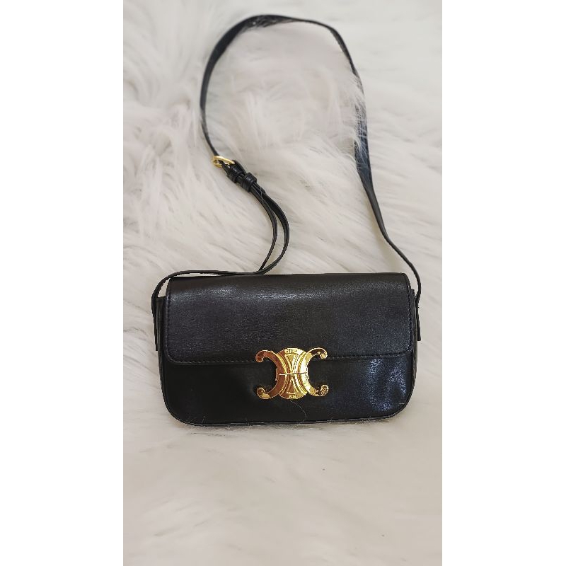 TAS CELINE PARIS BLACK /TAS CELINE HITAM PL