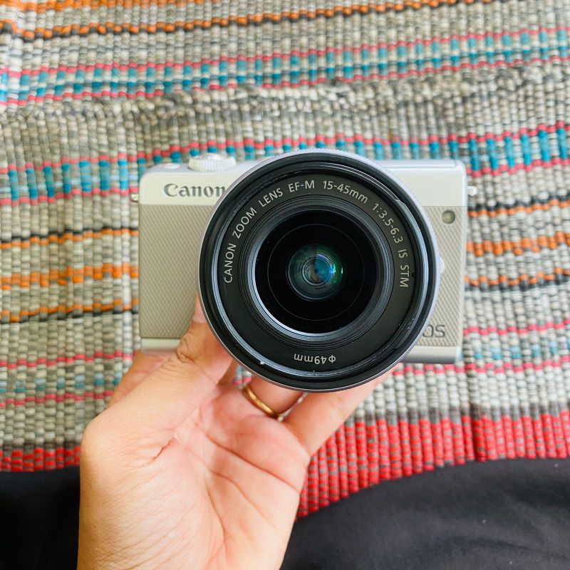 Canon m100 kit Second mulus normal seiap pakai